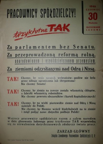 1946-Referendum 3 x YES-
